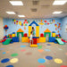 Soft Play set mega castle in multi colors
