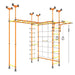 spider max v3 wall gym for kids in orange