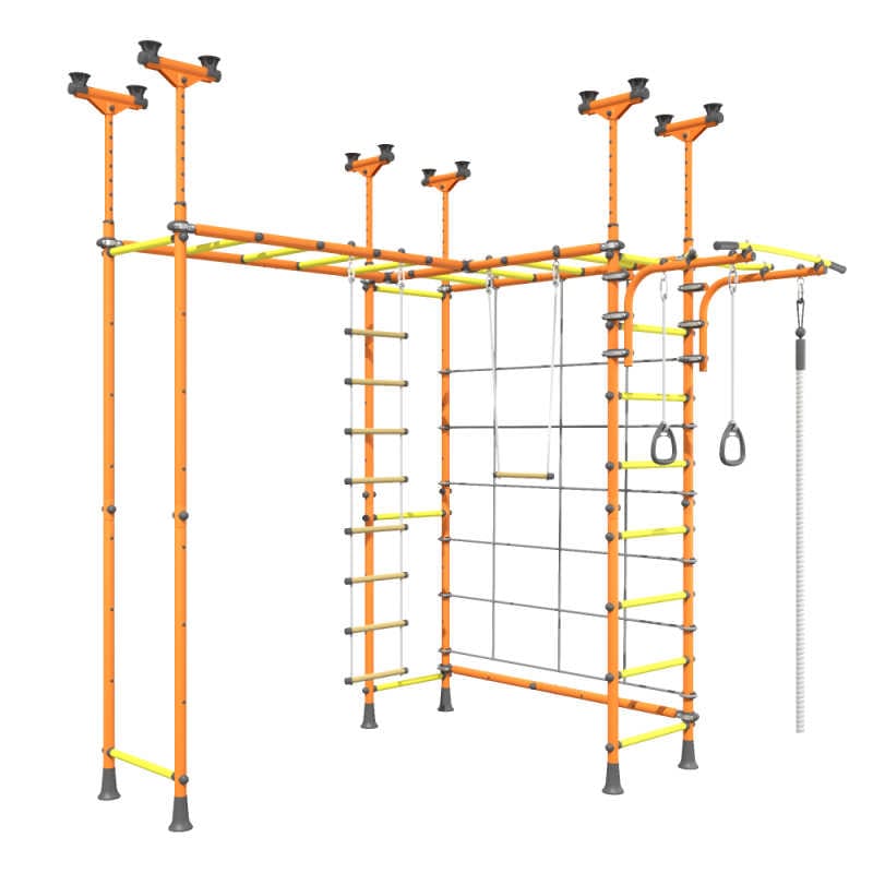 spider max v3 wall gym for kids in orange