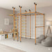 Spider Max v3 indoor jungle gym in orange in a playroom