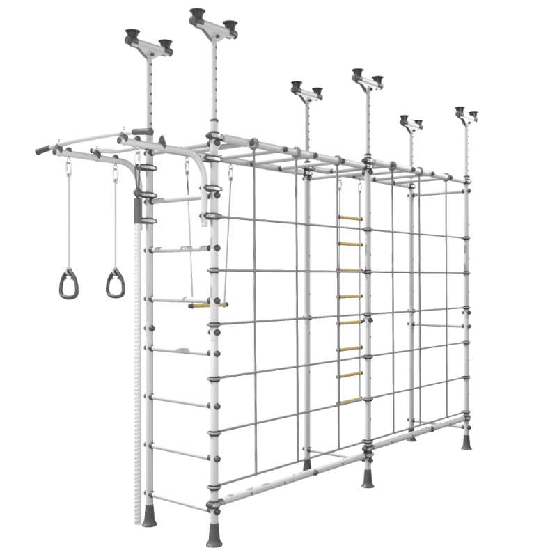 Spider Max V3 Indoor Jungle Gym side view in grey