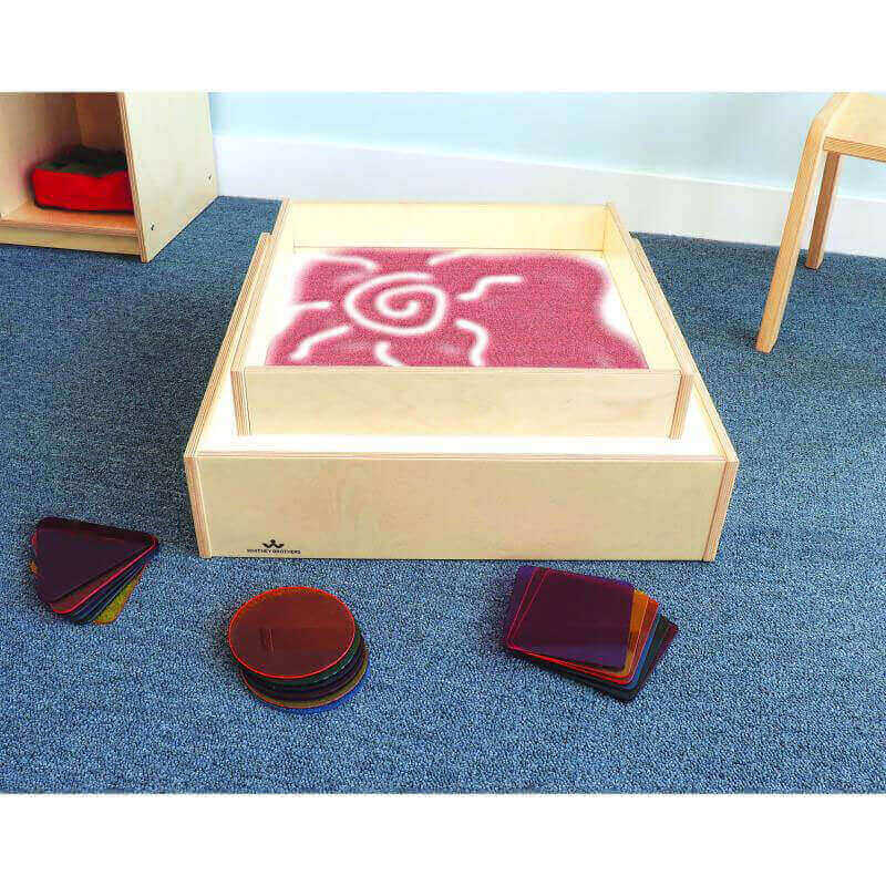 Superbright Tabletop Led Light Box - Wb0717 Colored Sand Patterns