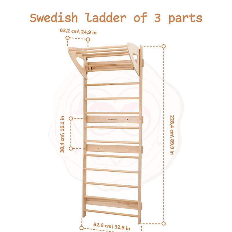 Swedish Ladder Gym Dimension