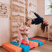 Swedish Ladder Gym Rope Ladder With Wooden Rungs Kids Playing