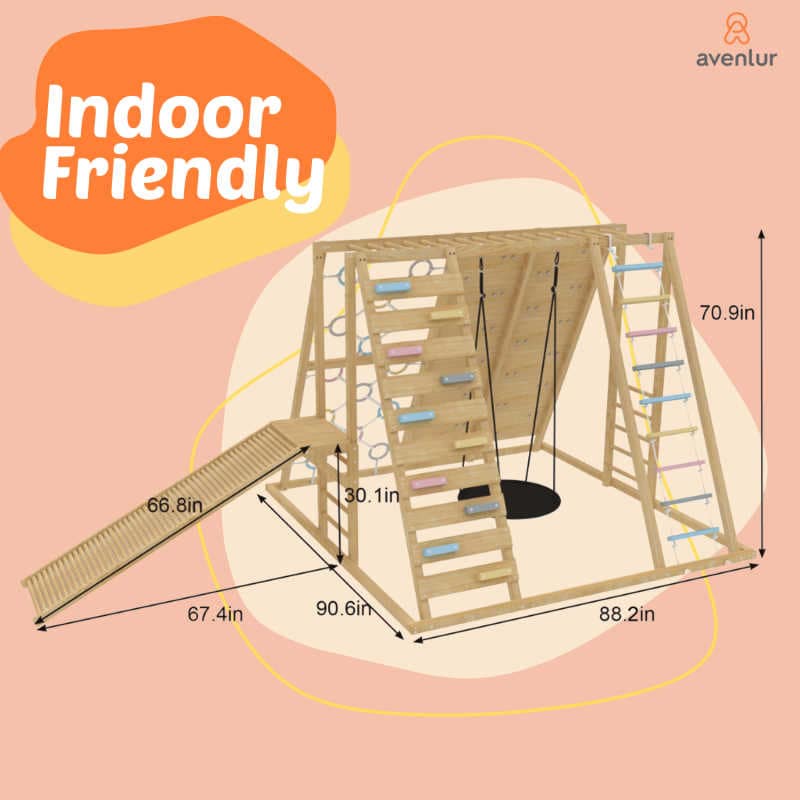 Sweetgum Indoor Sensory Play Equipment  dimensions