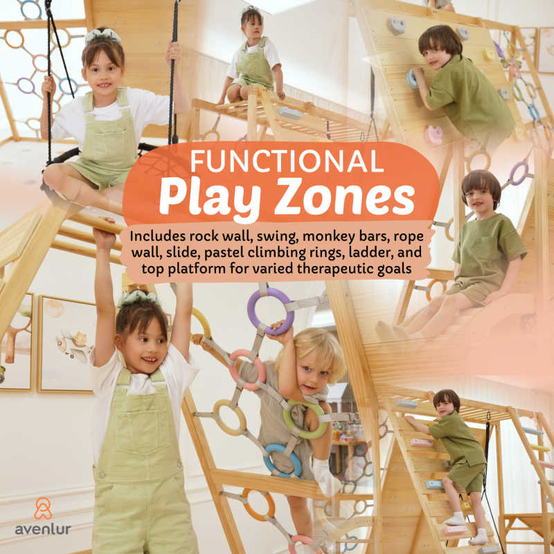 Sweetgum Indoor Sensory Play Equipment  with kids and details