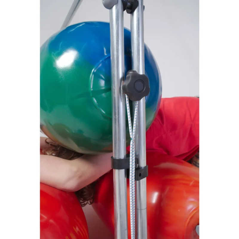Close-up of padded inflatable rollers on the TFH Squeeze Machine