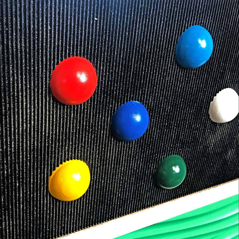 Tactile Columns Color Pegs Grid Structure