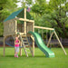 The Swingset co Adventurer Swing set with a girl playing