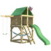 The SwingSet Co. Pioneer Swing Set - Space Saver Edition Front Right Corner