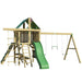 The SwingSet Co. Premier Swing Set Front View Angled