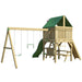 The SwingSet Co. Premier Swing Set Rear Left Side View Angled