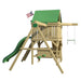 The SwingSet Co. Summit Swing Set - Space Saver Edition Rear Left Side