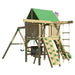 The SwingSet Co. Summit Swing Set - Space Saver Edition Rear Side View