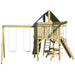 The SwingSet Co. Summit Swing Set - Space Saver Edition Rear View