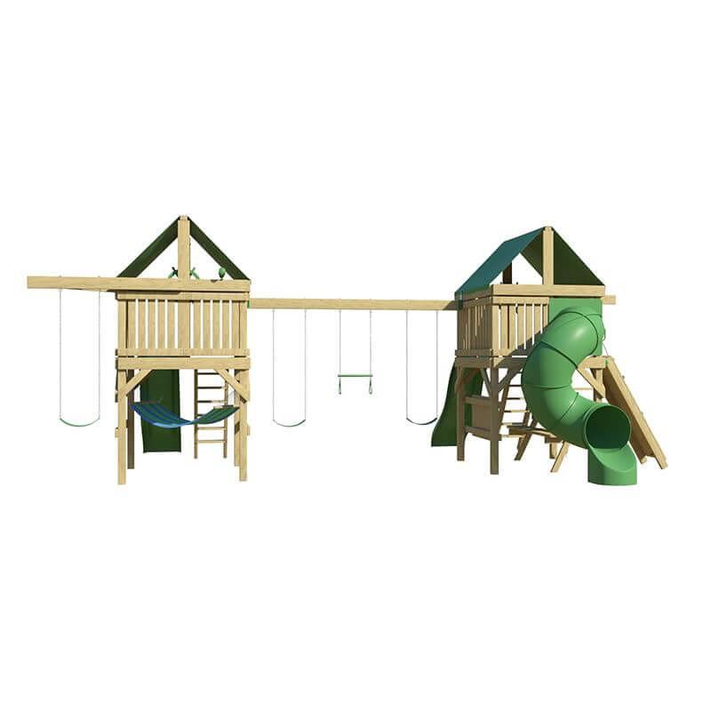 The SwingSet Co. Supreme Swing Set Rear View