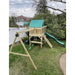 The SwingSet Co. Ultimate Swing Set Lifestyle Right Side View Detailed