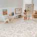 The Josephine Shwally Playmat - Double Sided with a toddler drawing