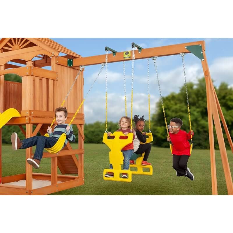 Timber-Valley-Wooden-Swingset-Kids-Playing