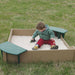 Tot Town Small Sandbox Front View