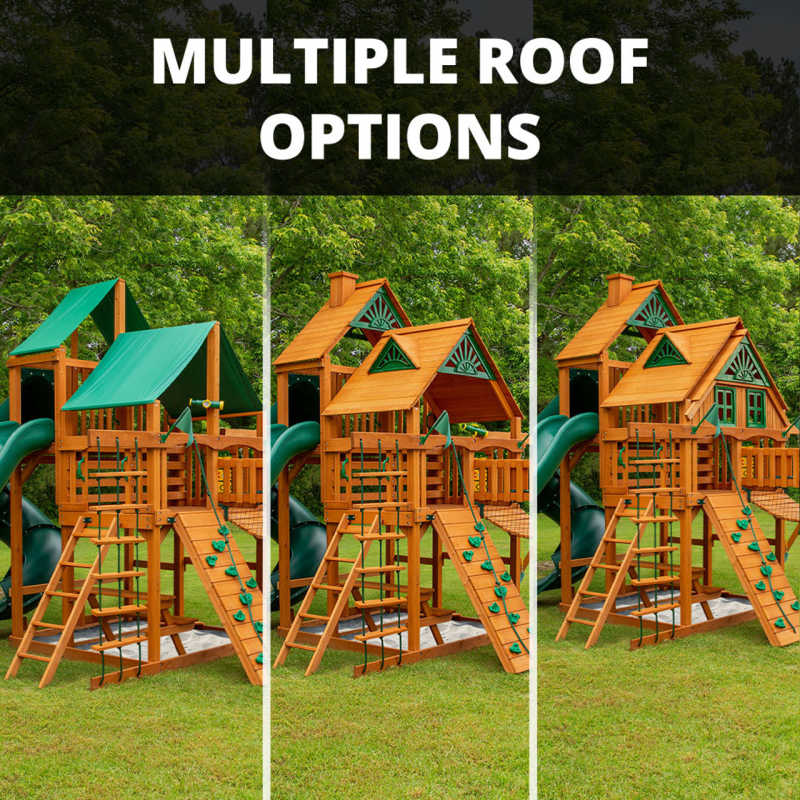 Gorilla Playsets Treasure Trove II Swing Set Roof Options