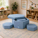 TumbleHouse Play Hexagon in blue in a playroom