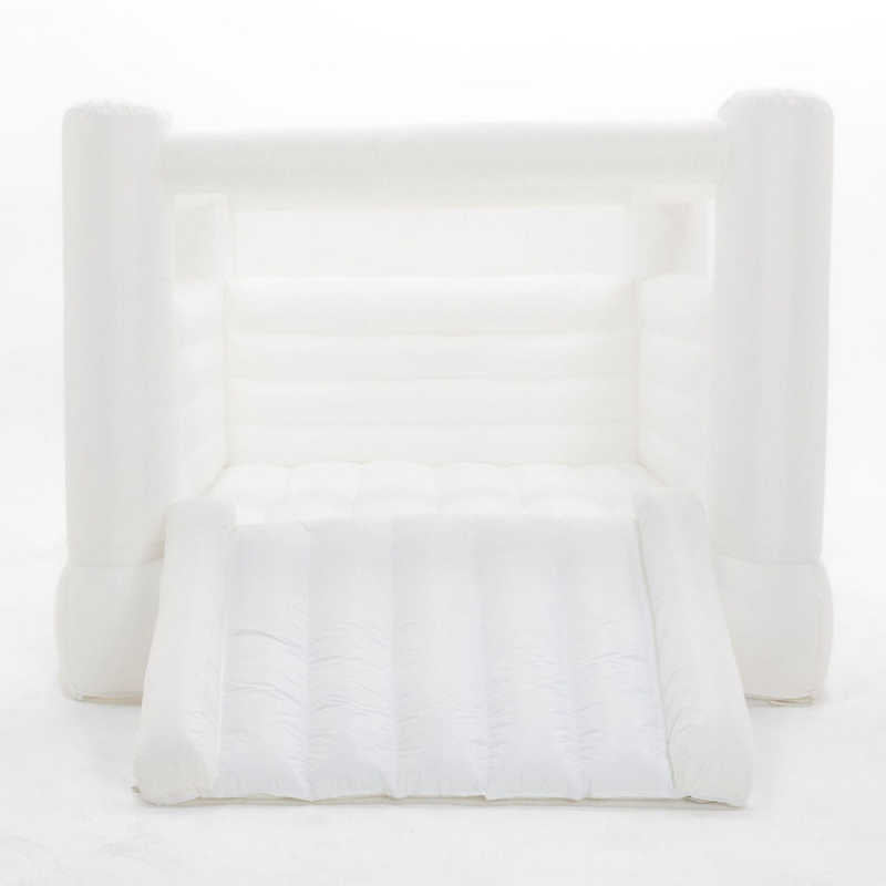 Tumble Neutral Walled Bounce House front view