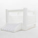 Tumble Neutral Walled Bounce House side view