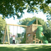 Ultimate Swing Set for kids in a yard