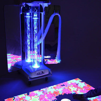 Vecta Budii Mobile Sensory Stations - Water Tube  - 9vctbd Calming Blue Glow