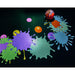 Vecta Budii Mobile Sensory Stations - Water Tube  - 9vctbd Vibrant Paint Splatter Patterns