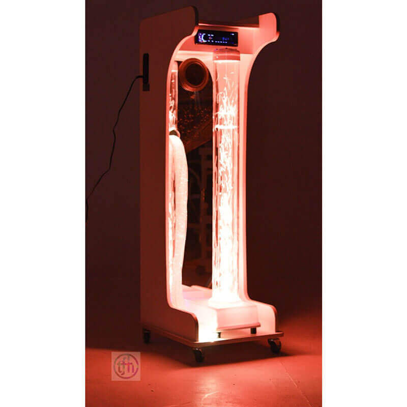 Vecta Jr. Mobile Sensory Cart - 9vcjr Red-Lit Bubble Tube Setup