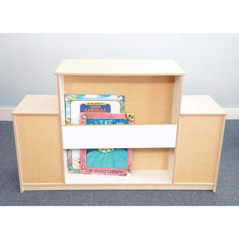 Warm and Welcoming Fireplace - White - Wb0922 Faux Fireplace Corner View