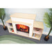 Warm and Welcoming Fireplace - White - Wb0922 Faux Fireplace Side View