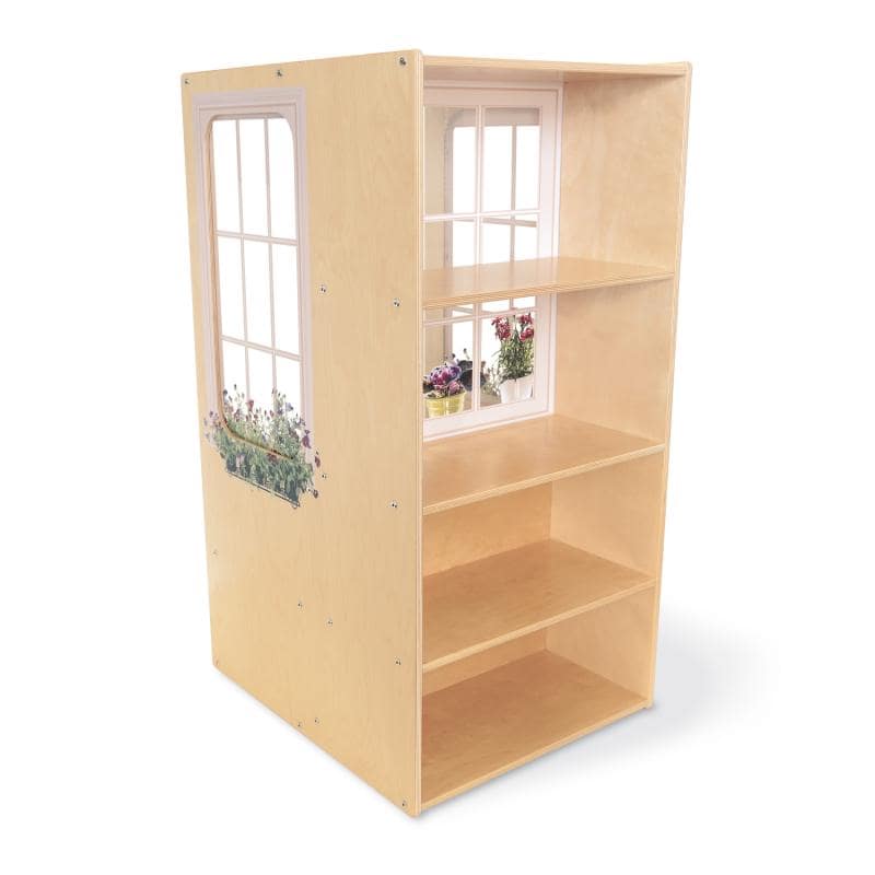 Whitney Brothers ® Nature View Bookshelf and Reading Nook Window Seat WB0857 Back View