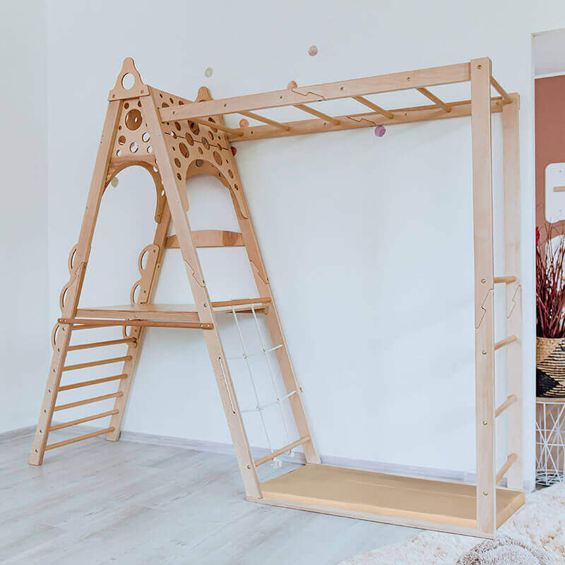 Wooden Playground Corner View