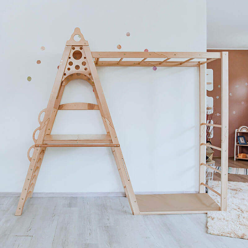 Wooden Playground Front View