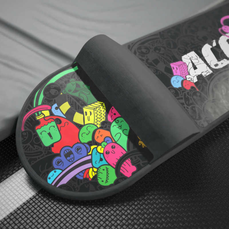 ACON Trampoline Skateboard underside fun color