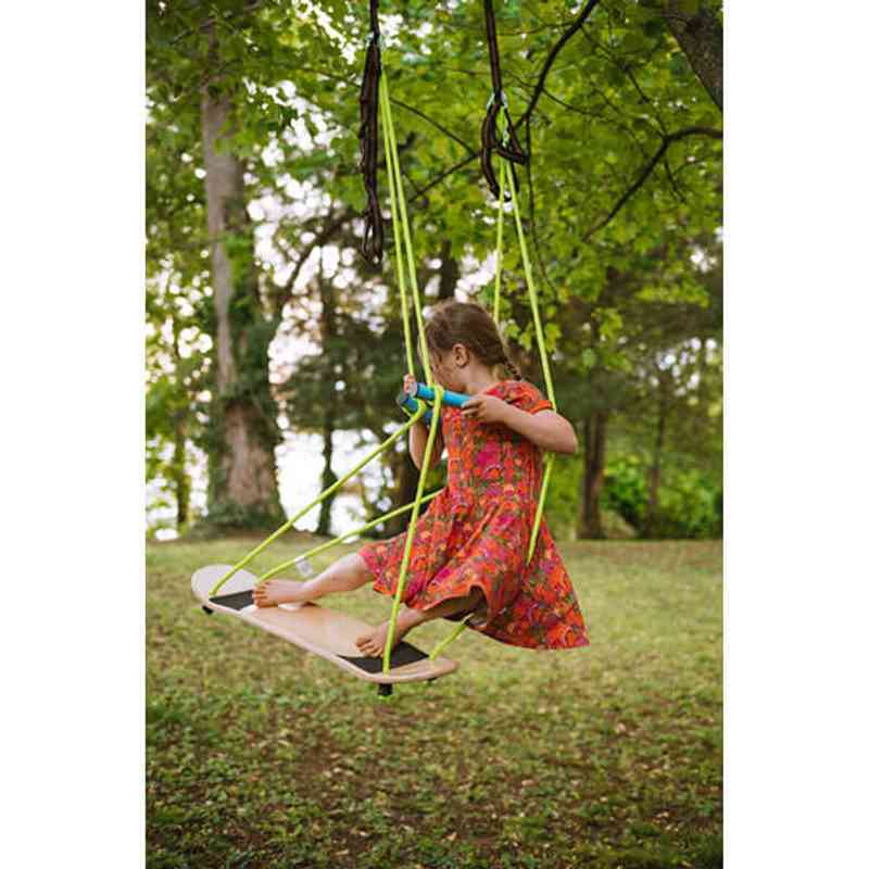 Kid riding the Adventure Sports Skate Swing