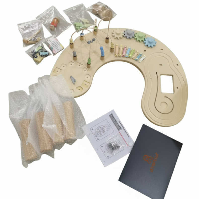Avenlur Wooden Sensory Activity Table play feature detail 5