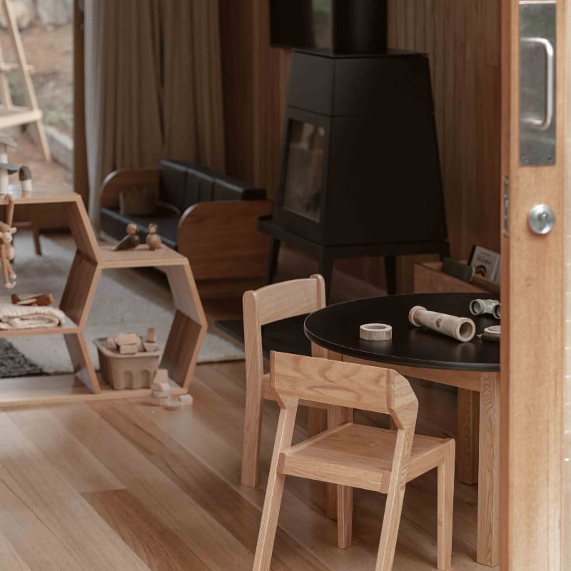Avenlur Alfie Stacking Chair 10 inch seat height in a child friendly space