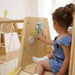 Avenlur Cherry wooden indoor climber in playroom setting