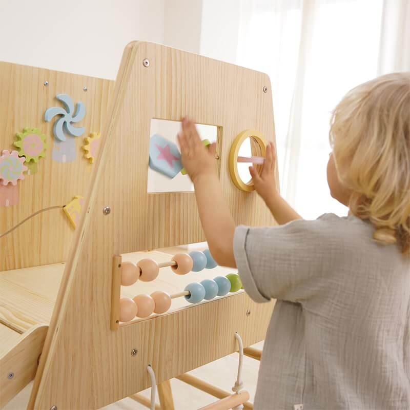 Avenlur Cherry 5 in 1 wooden indoor climber play view