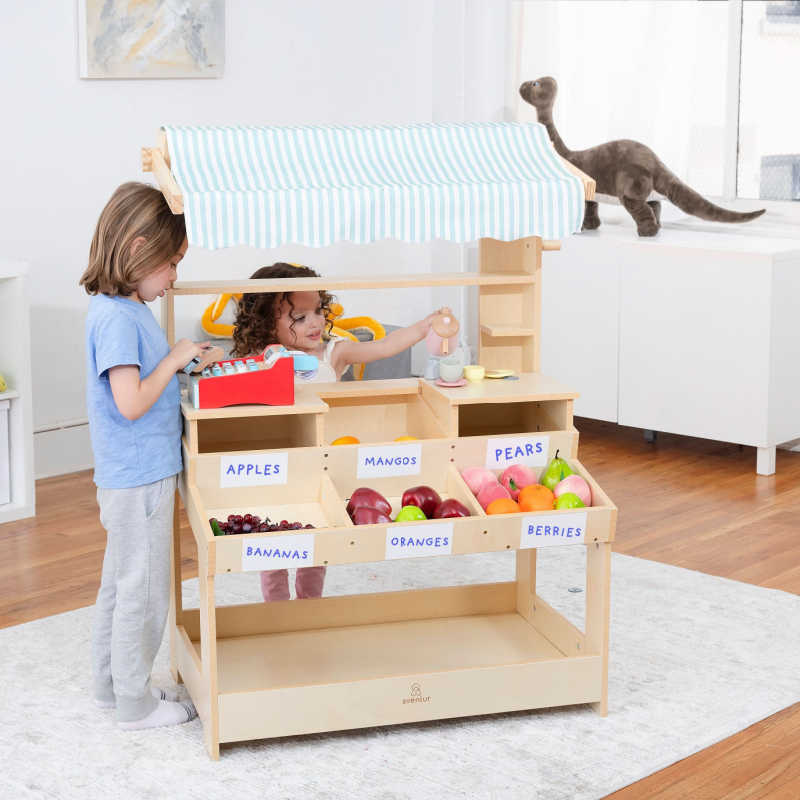 Avenlur Cypress market stand in playroom