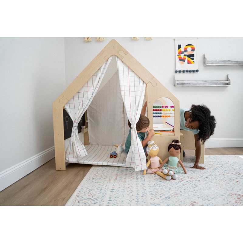 Flair | Playhouse & Sensory Desk - Colorful – playhouse lifestyle view