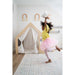 Flair | Playhouse & Sensory Desk - Colorful – colorful playhouse and desk setup