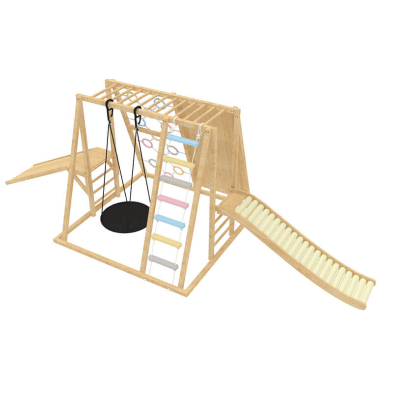 Foam Roller Slide - Add on (Climber Not Included) Corner View Swing