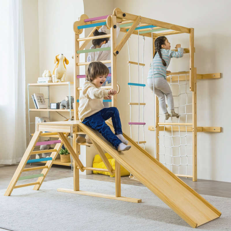 Grove Foldable Indoor Jungle Gym - Wall Mounted Color Bars