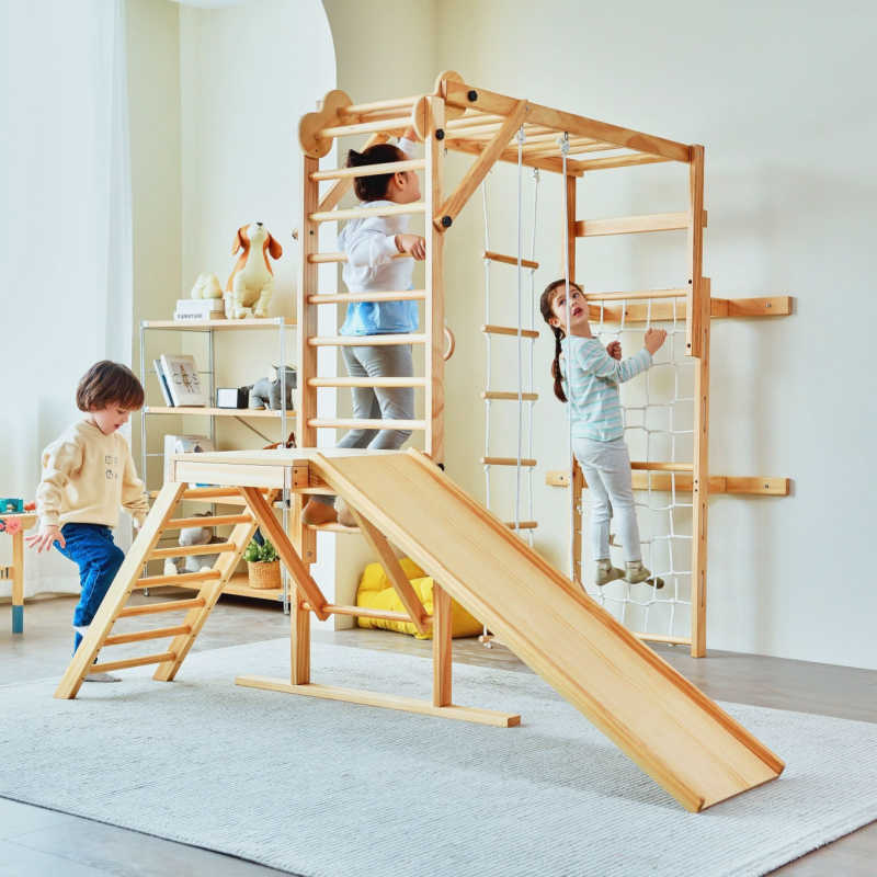 Grove Foldable Indoor Jungle Gym - Wall Mounted Color Bars