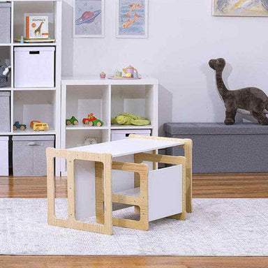 Avenlur Hanover convertible table chair and bench set in compact layout